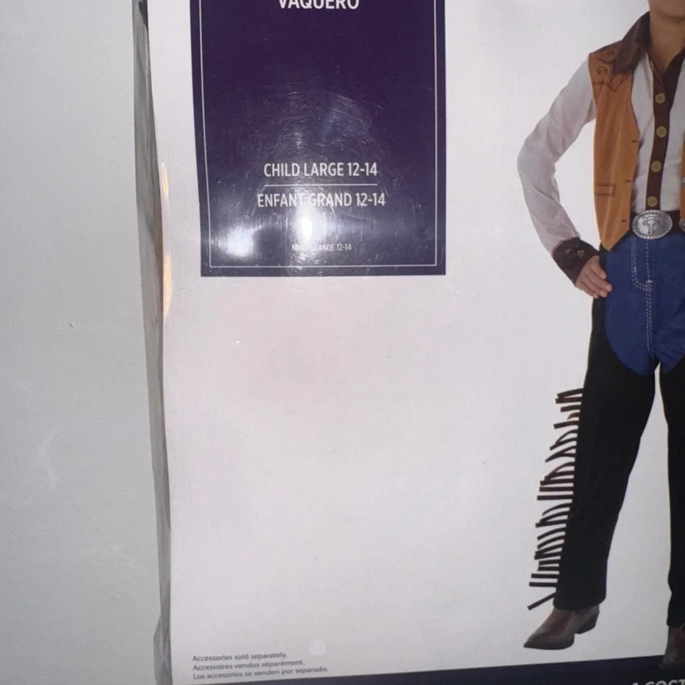 Cowboy Child Costume NWT LARGE